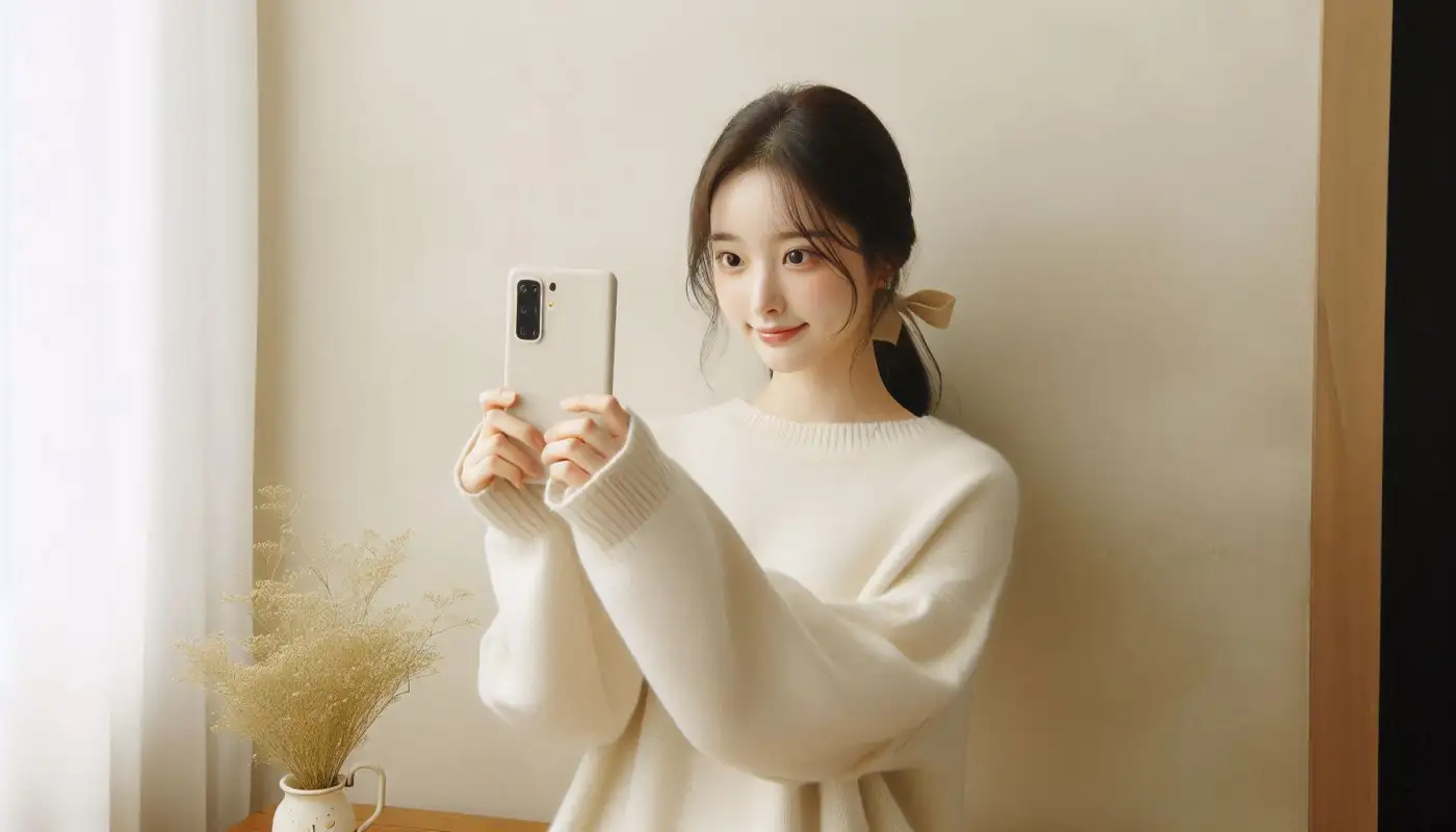 pi-채굴방법을-알아보는-여성의-모습