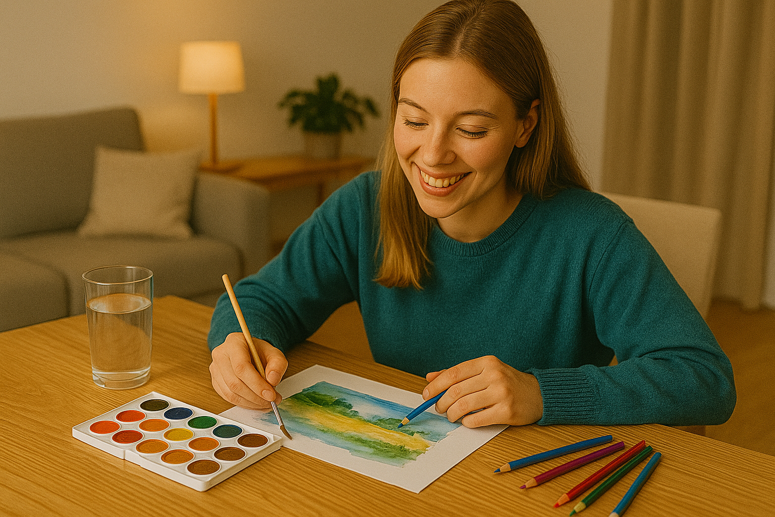 편안한 작업의 시간