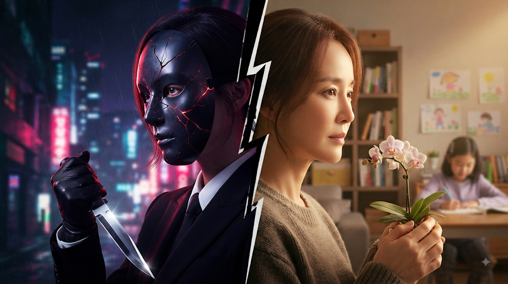 영화 길복순 (킬러 설정, 모성 서사, 이중생활)