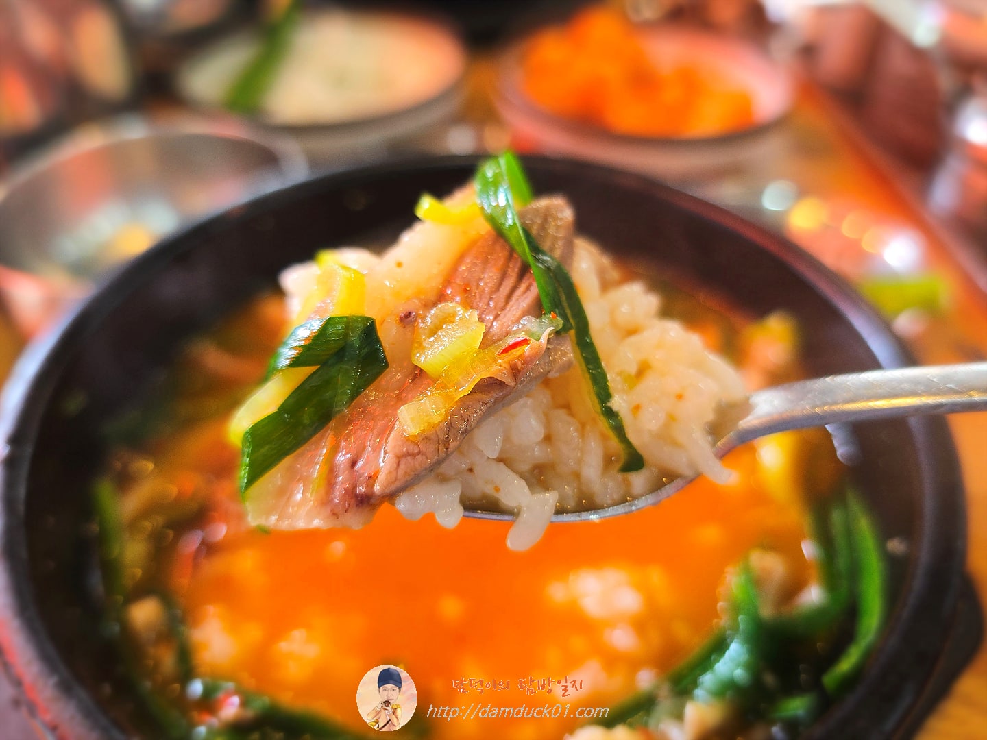 순대국 섞어서 보통