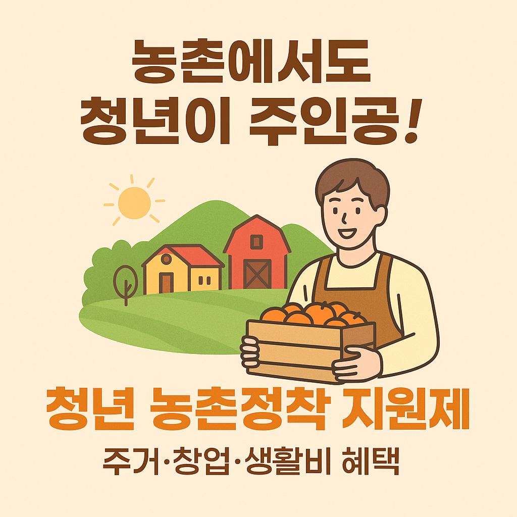 [8편] 청년 농촌정착 지원 제도 총정리🌾