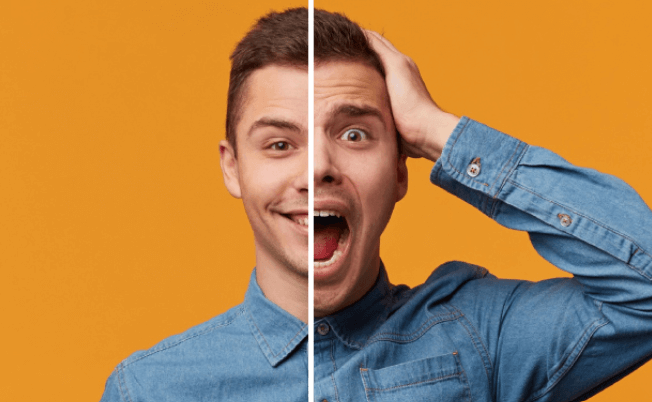 양극성 장애를 표현하는 이미지