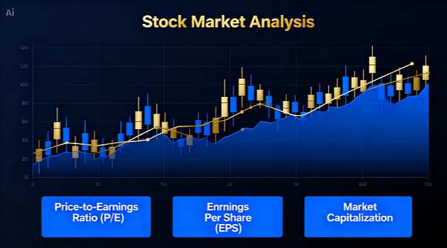 캔들 차트, 이동평균선, 금융 지표