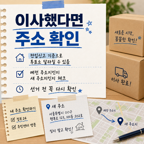 지방선거 일정 및 투표장소 확인