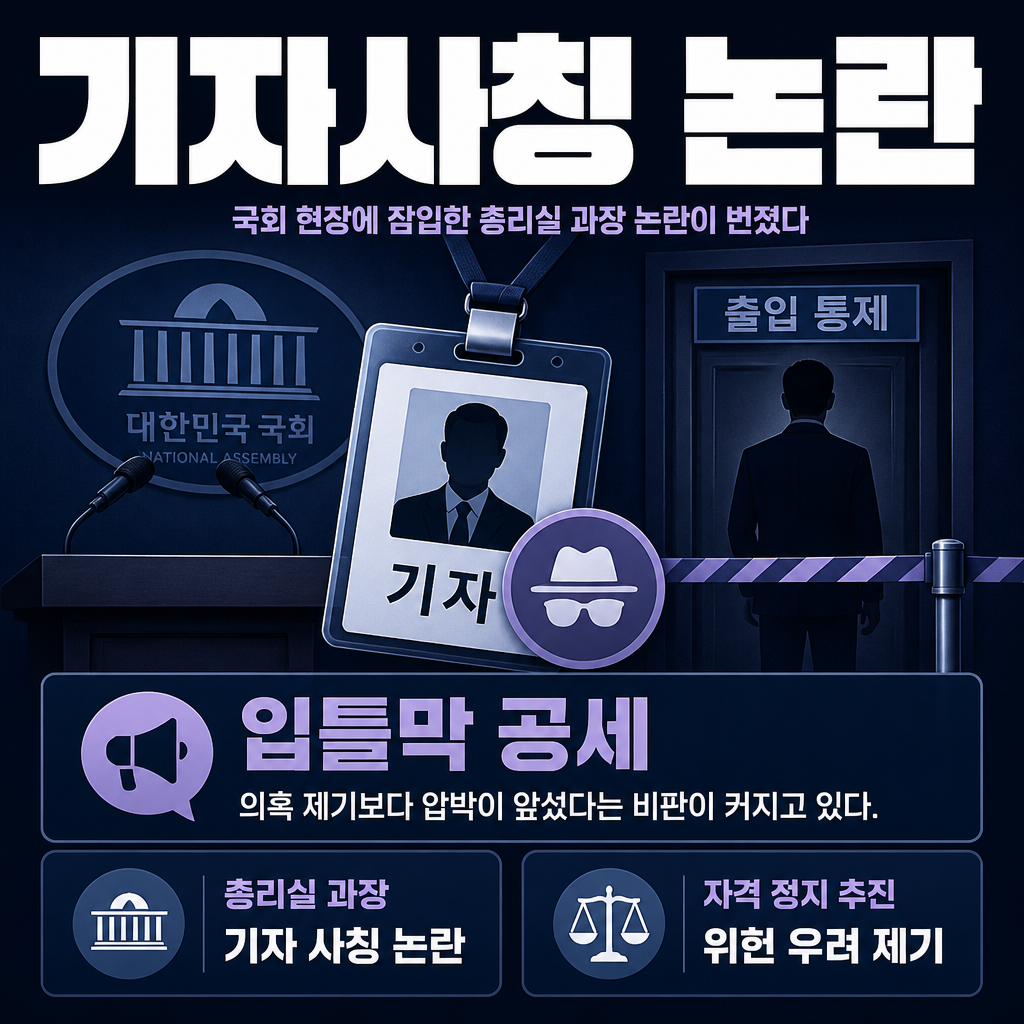 기자사칭 논란
