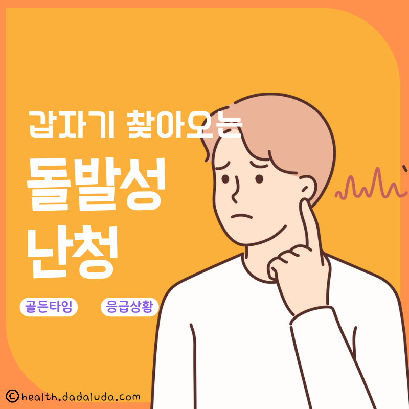 돌발성난청 치료 스테로이드 부작용 실제 사례