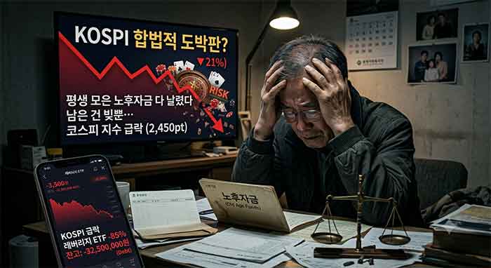 코스피 합법적 도박판에 힘들어하는 사람의 이미지 입니다.