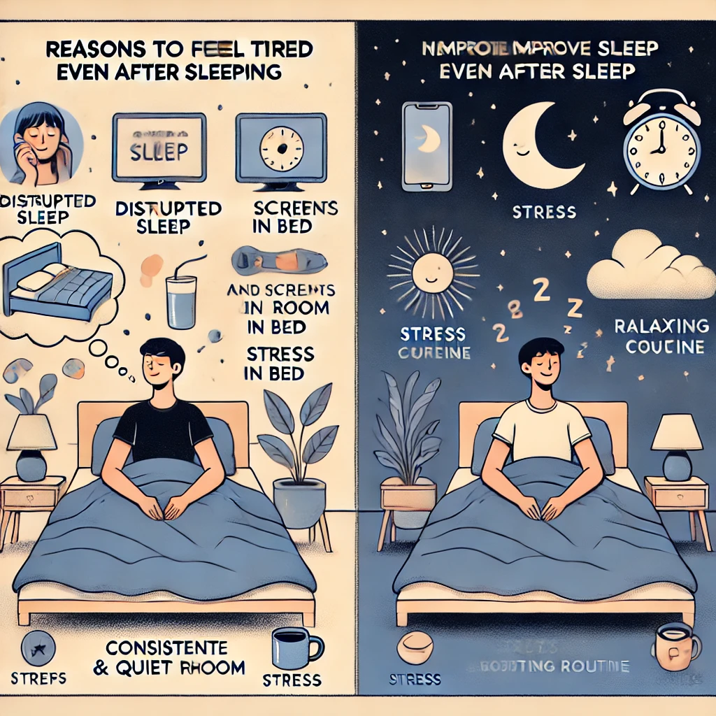 자도 피곤한 이유와 수면의 질 높이는 법