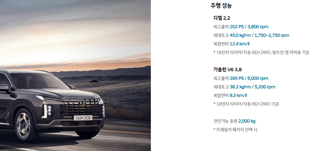 팰리세이드 하이브리드 풀체인지2