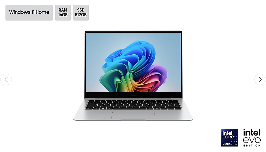 삼성전자 노트북, 랩탑 갤럭시북5 프로 35.6cm(14인치), 인텔 울트라5