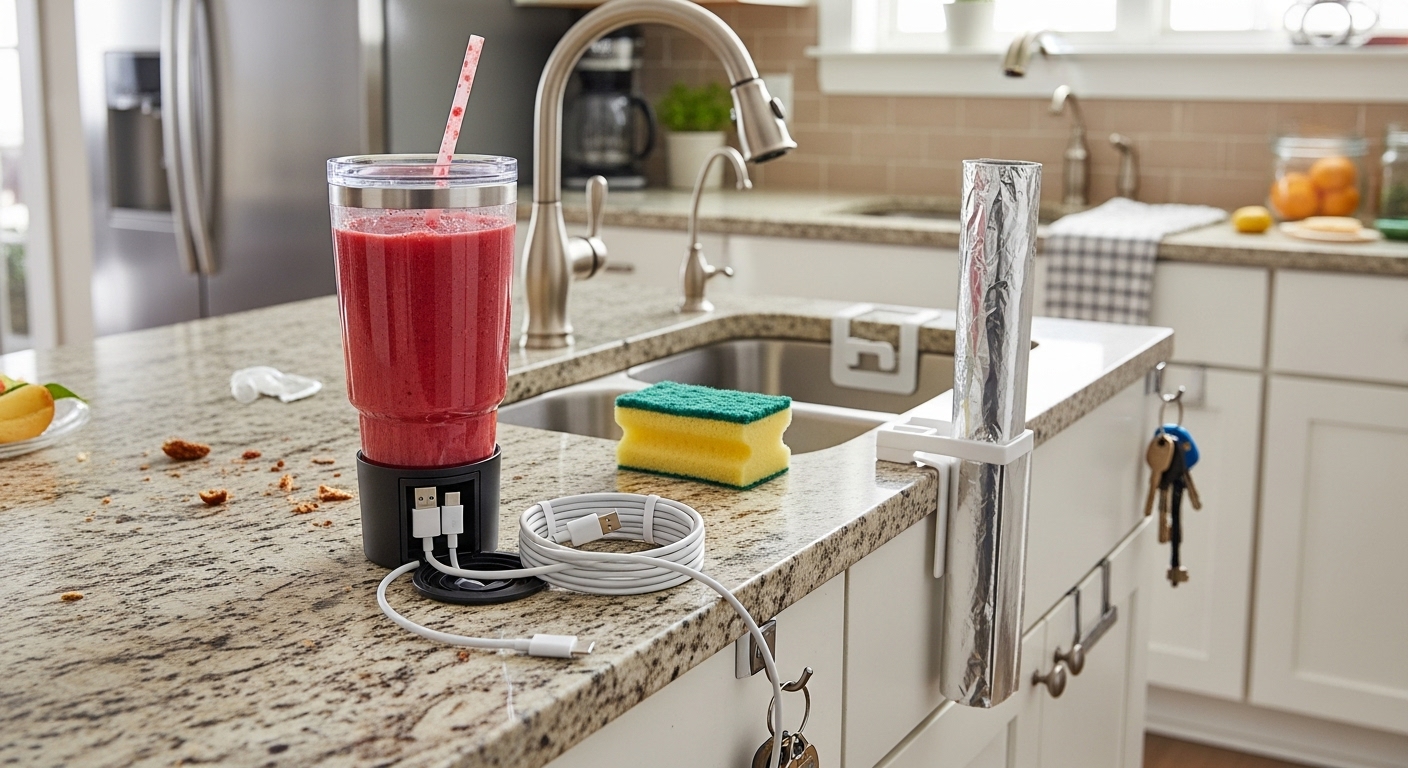 빨대 텀블러와 3미터 롱 충전 케이블 등 조리원 생활 꿀팁 아이템