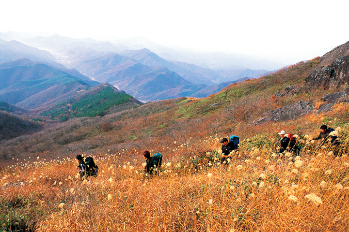 운장산 등산지도