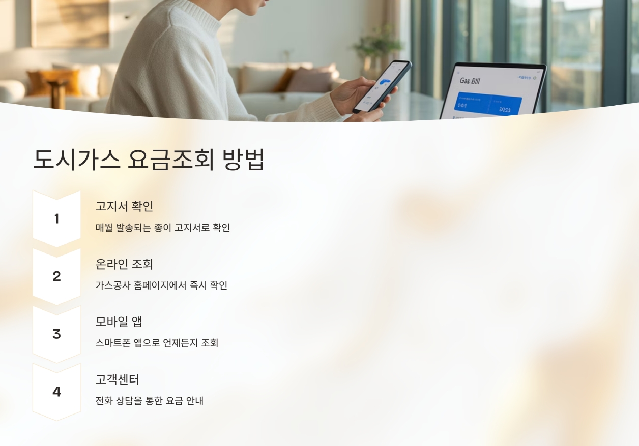 도시가스 요금조회 방법