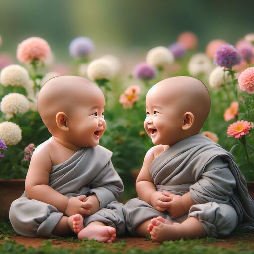 부천님 오신 날 동자승 이미지