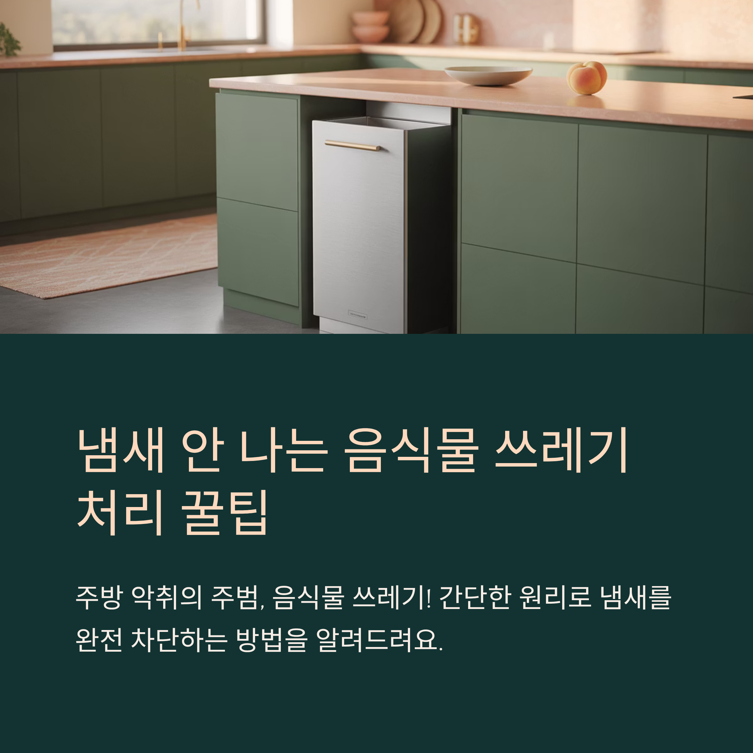 냄새 안 나는 음식물 쓰레기 처리 꿀팁