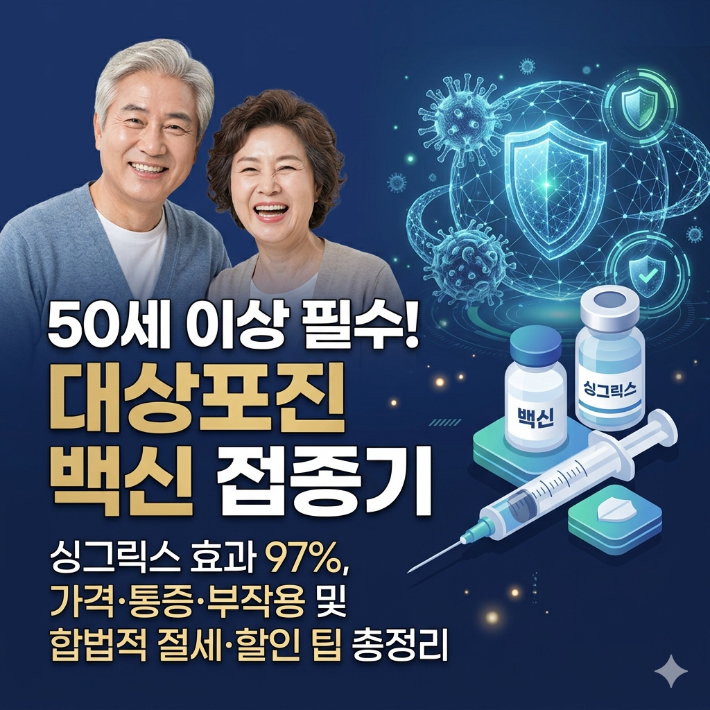 대상포진 백신 싱그릭스 접종 후기 확인하기