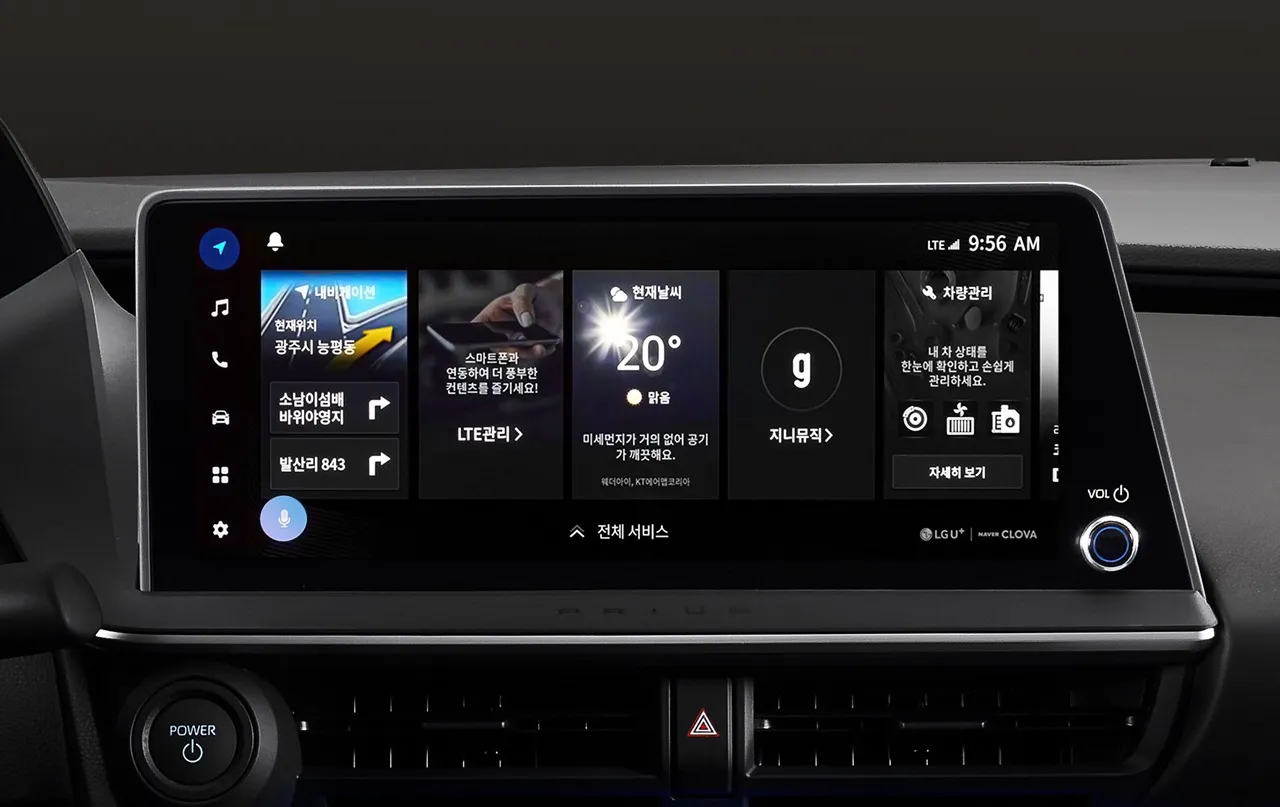 토요타 프리우스 하이브리드 자동차 이미지