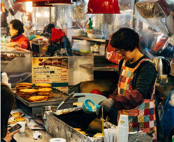 의성읍 전통시장 먹거리 여행