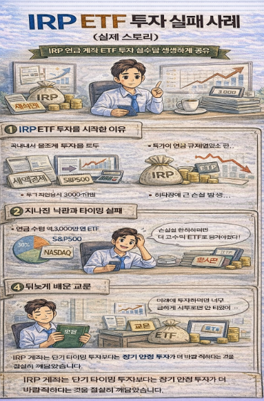 IRP ETF 투자 실패 사례 인포그라피