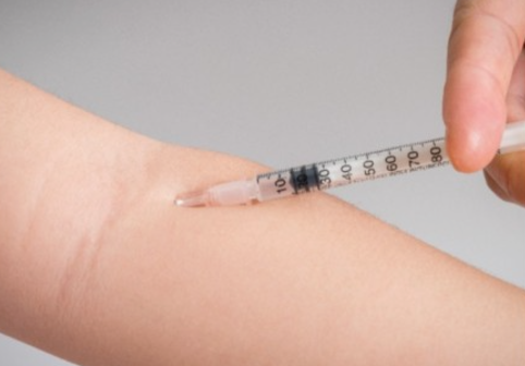 백일해 주사 사진