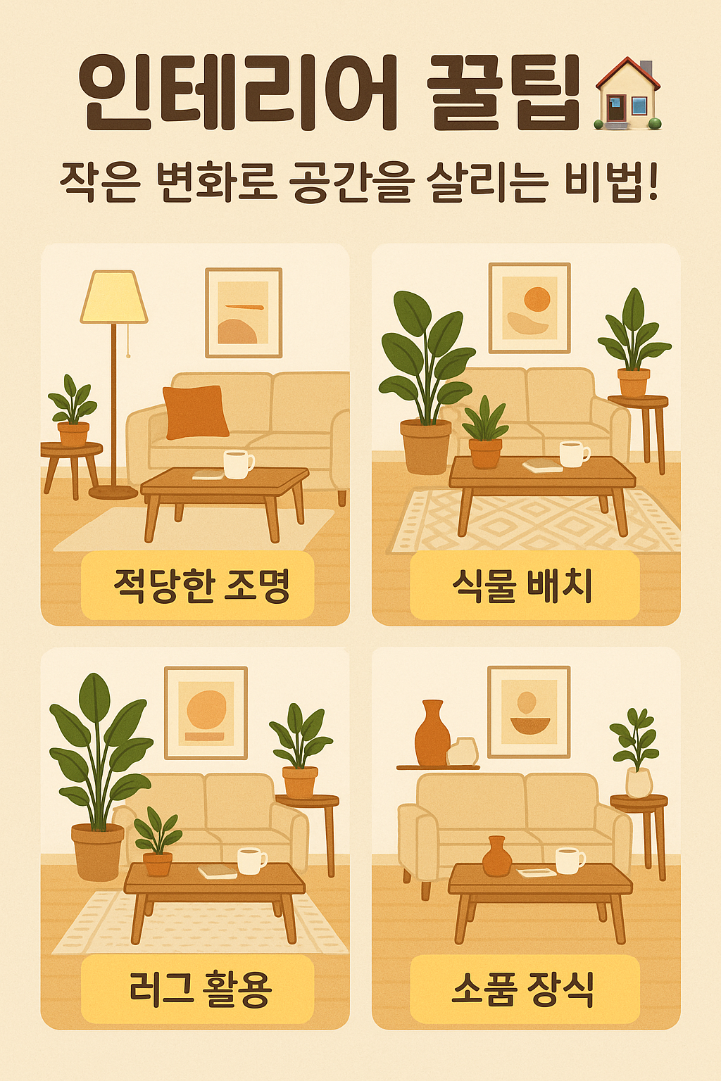 인테리어 꿀팁