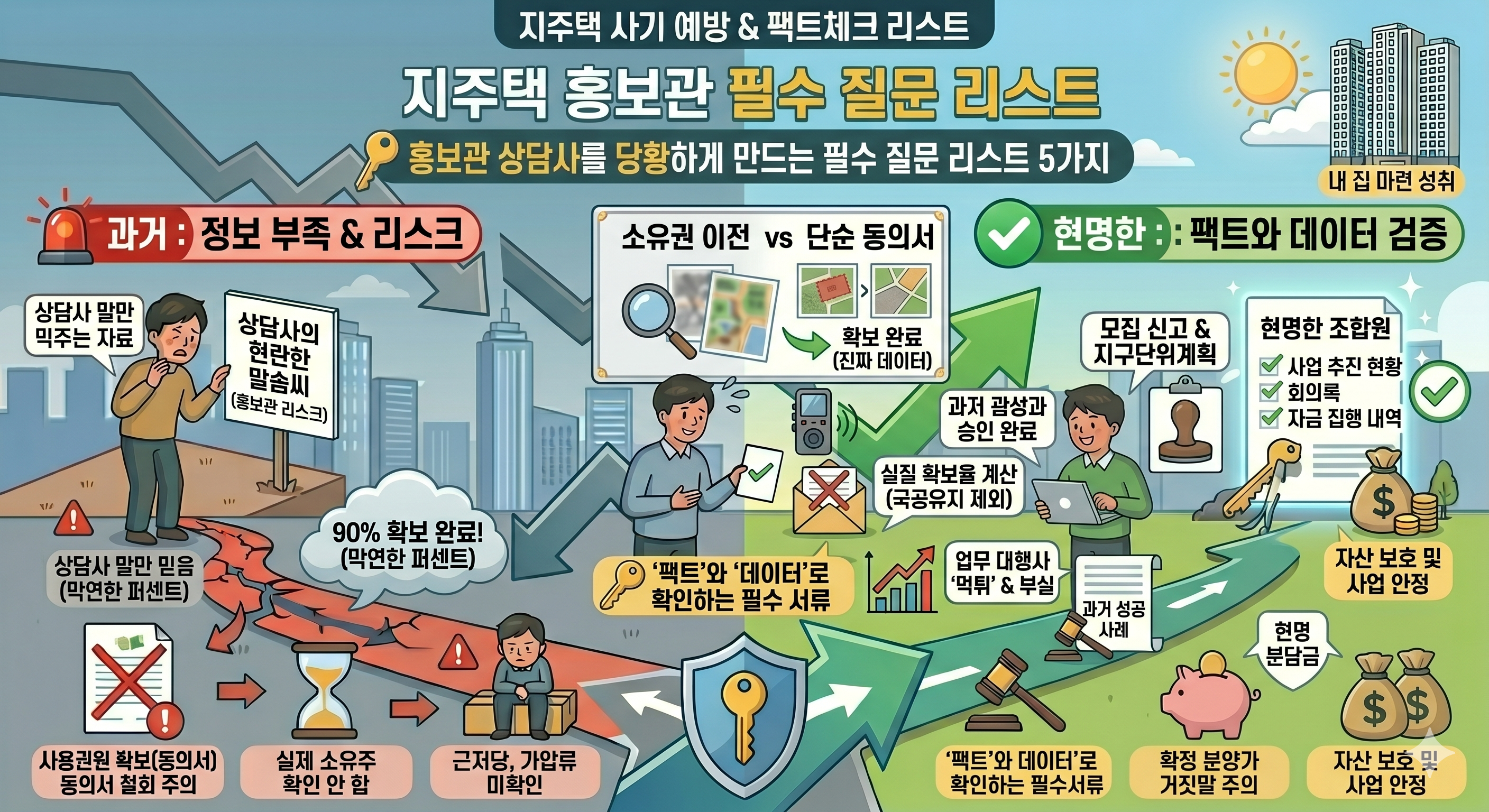 지주택 토지 확보 90%의 진실? 모델하우스 상담사를 당황하게 만드는 필살 질문 리스트
