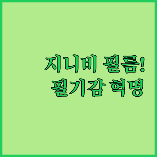 아이패드 지니비 종이질감 필름 추천 ..