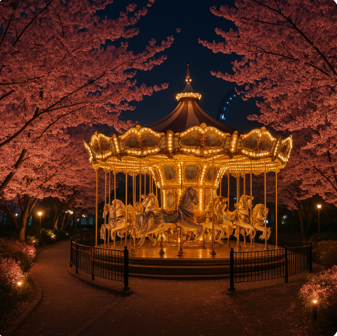 대구 이랜드 벚꽃 야경 사진 스팟