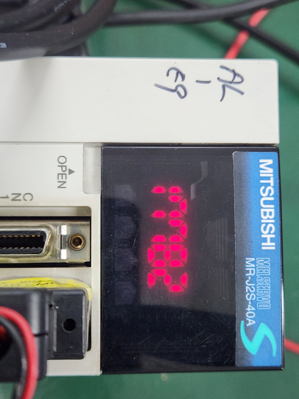 미쓰비시(MITSUBISHI) 서보드라이버 MR-J2S-40A AL.16 엔코더 이상 수리 완료