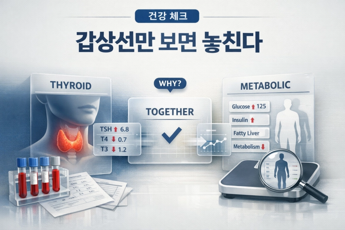 체중증가 원인 찾기, 갑상선 검사와 대사검사를 함께 봐야 하는 이유