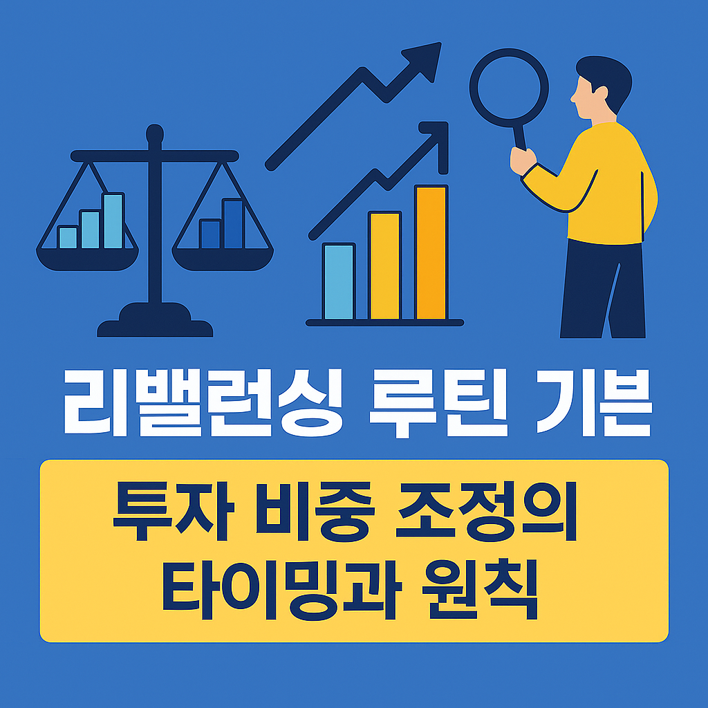 리밸런싱 루틴 기본 &mdash; 투자 비중 조정의 타이밍과 원칙