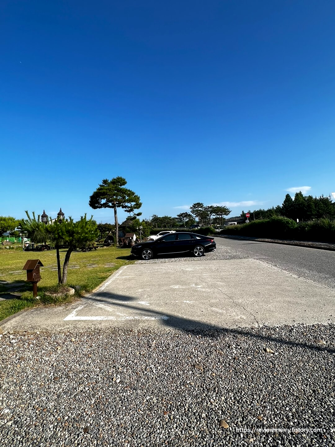 가게 앞 주차장