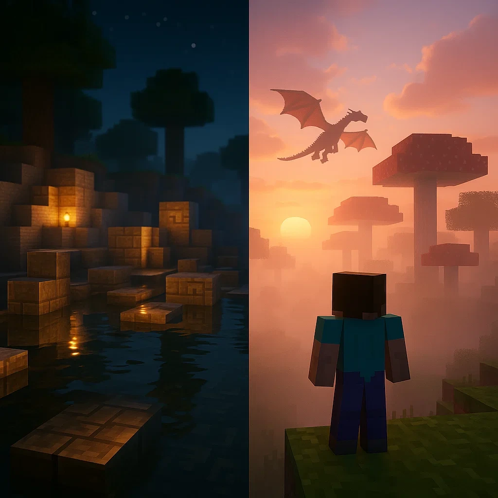 게임 플레이 경험 비교