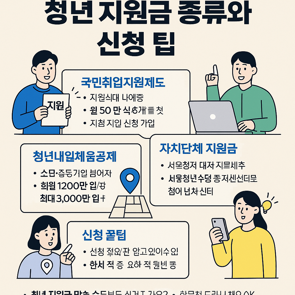 취준생한테 꼭 필요한 돈 되는 정보 💸 청년 지원금 총정리!