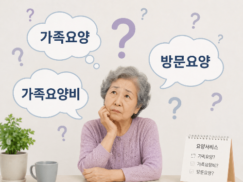 가족요양,가족요양비, 방문요양 제도