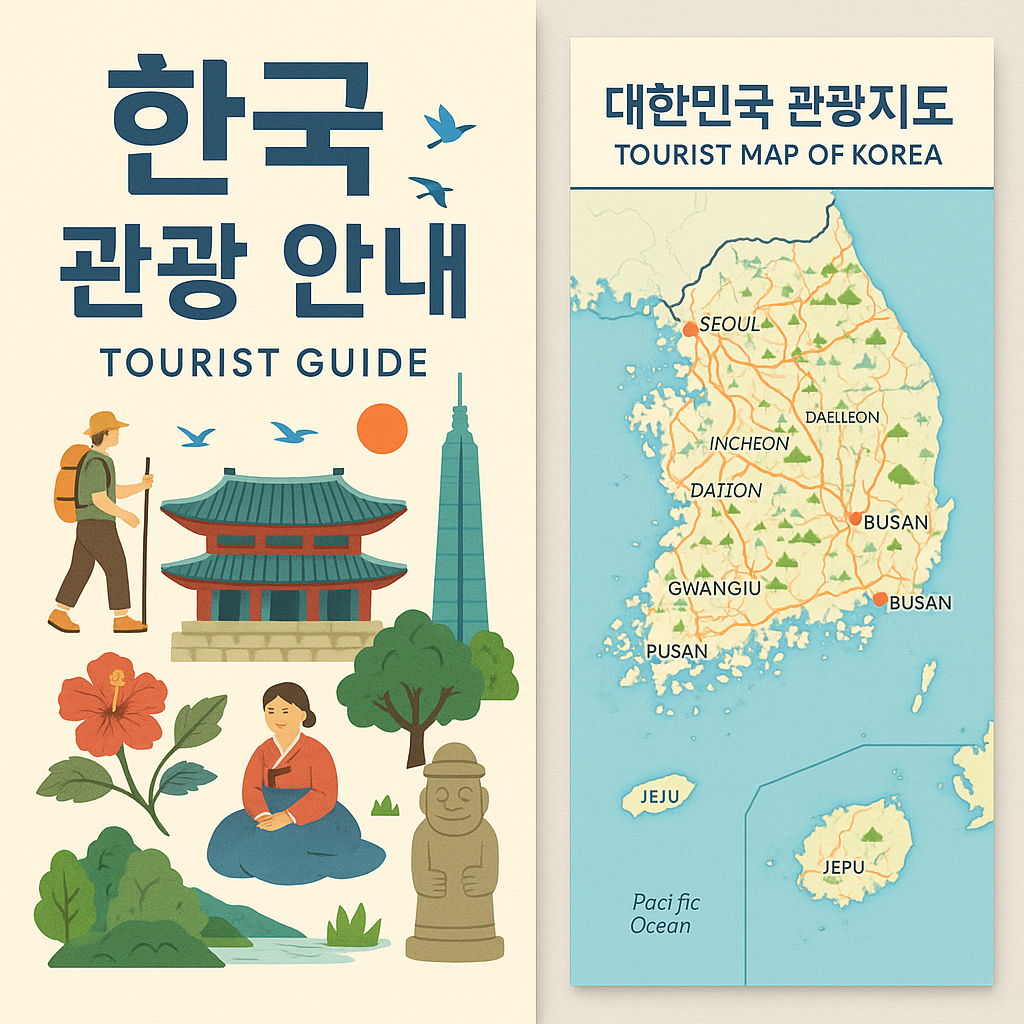 전국 지자체 관광안내 책자 , 관광안내 지도 모음