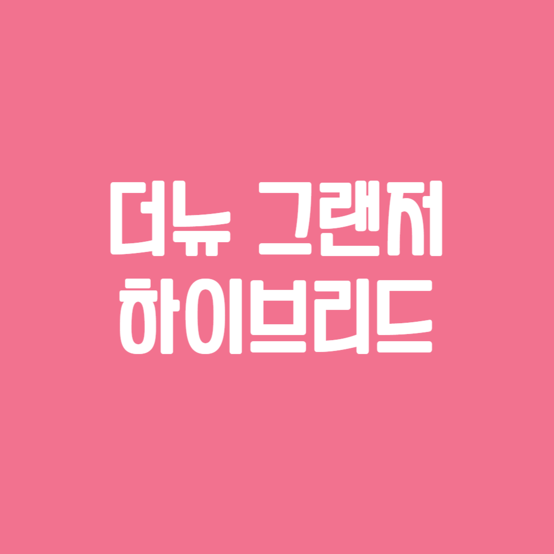 더뉴 그랜저 하이브리드