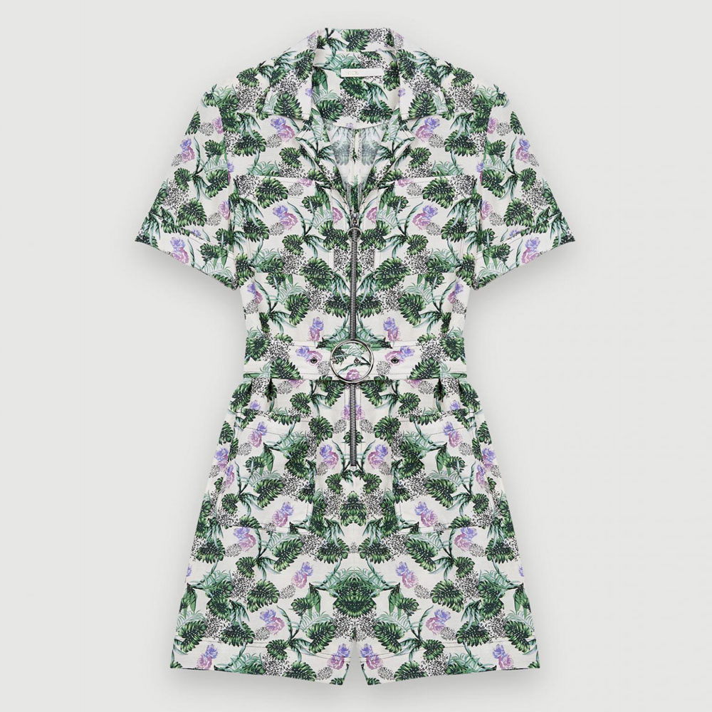 마쥬 점프수트 여름 반팔 반바지 여성 아울렛 MAJE OUTLET