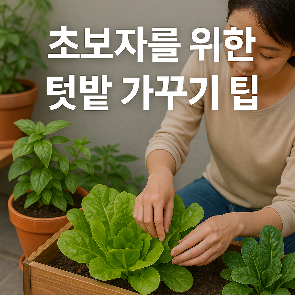 텃밭 가꾸기 팁