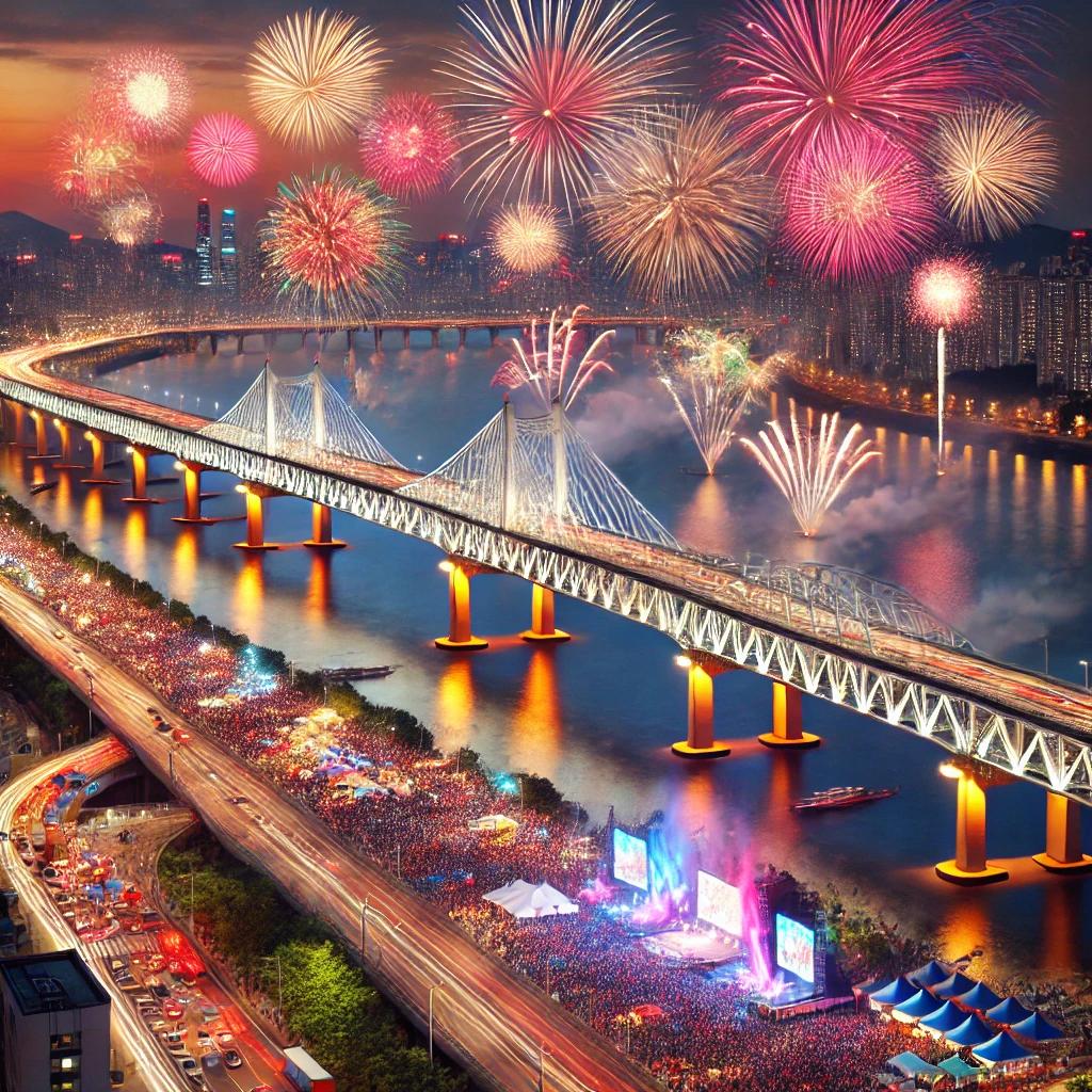 불꽃축제 강변북로