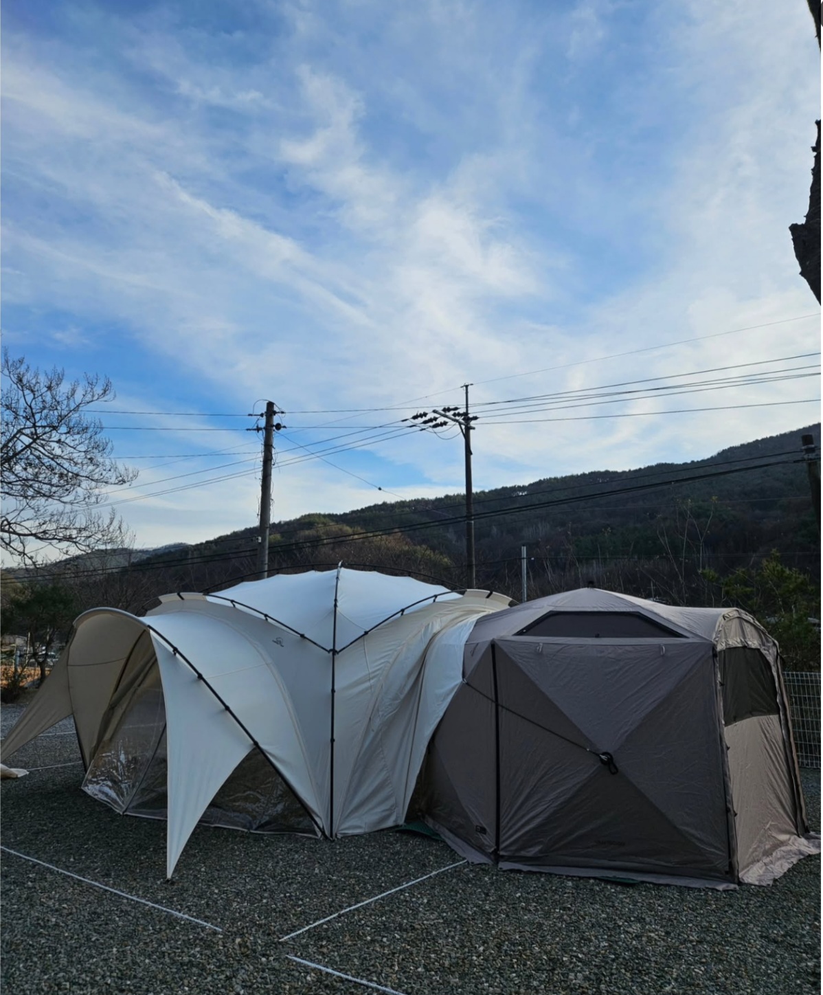겨울 텐트