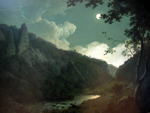 Joseph Wright of Derby &ndash; Dovedale by Moonlight (1784&ndash;85)