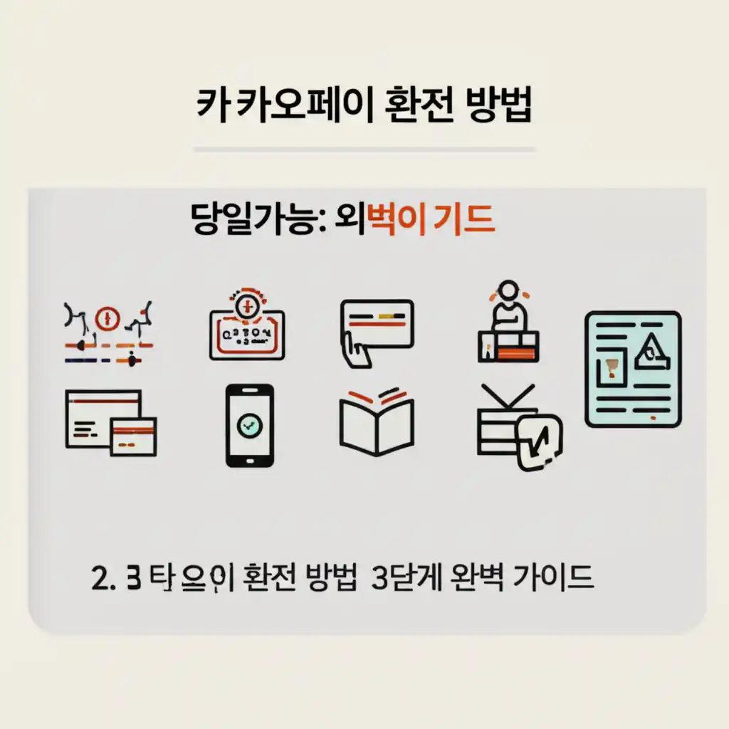 카카오페이 환전 방법 당일가능 3단계 가이드 스크린샷