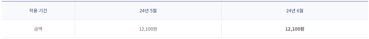 2024년 6월 국내선 유류할증료