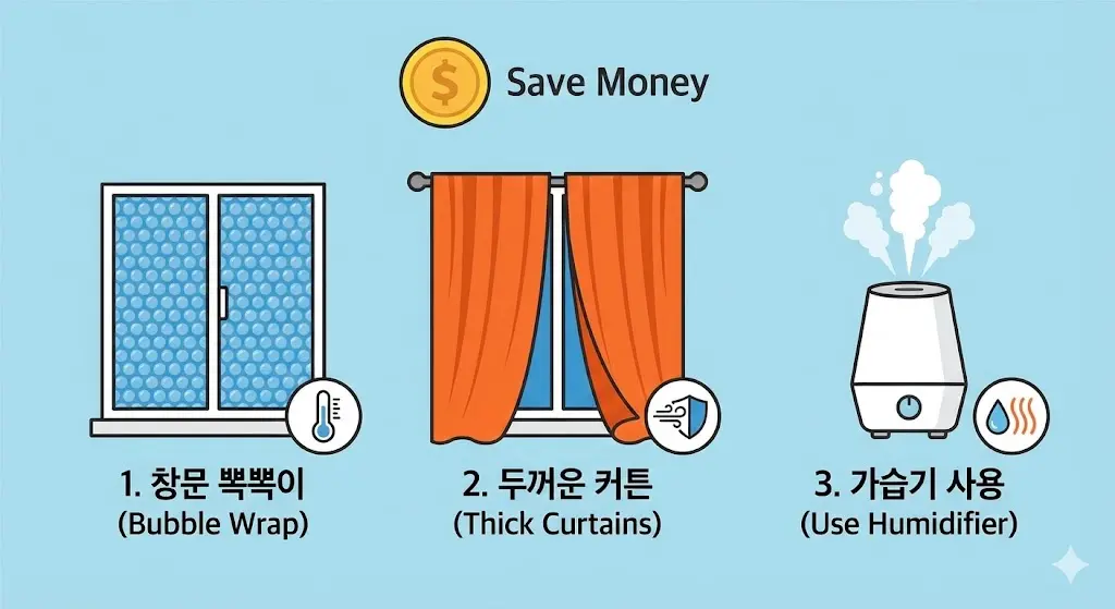 겨울철 난방비 절약 에코마일리지