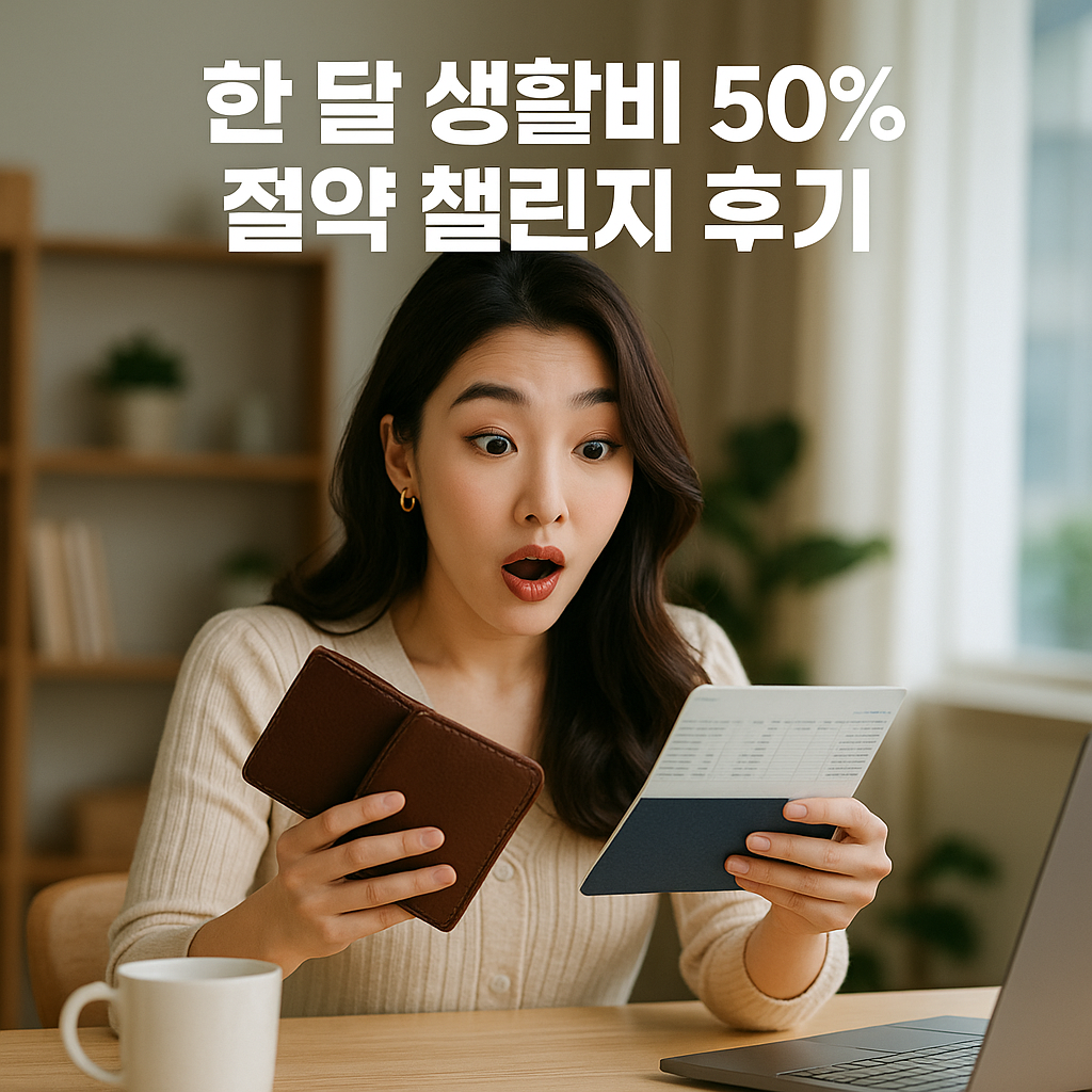 한 달 생활비 50% 절약 챌린지 후기