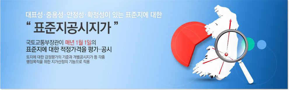 부동산공시지가 알리미 홈페이지
