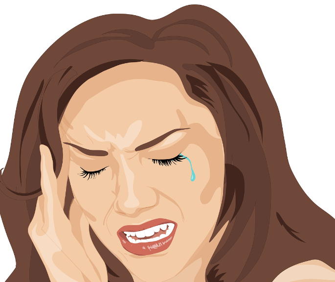 머리가 찌릿찌릿 아파요