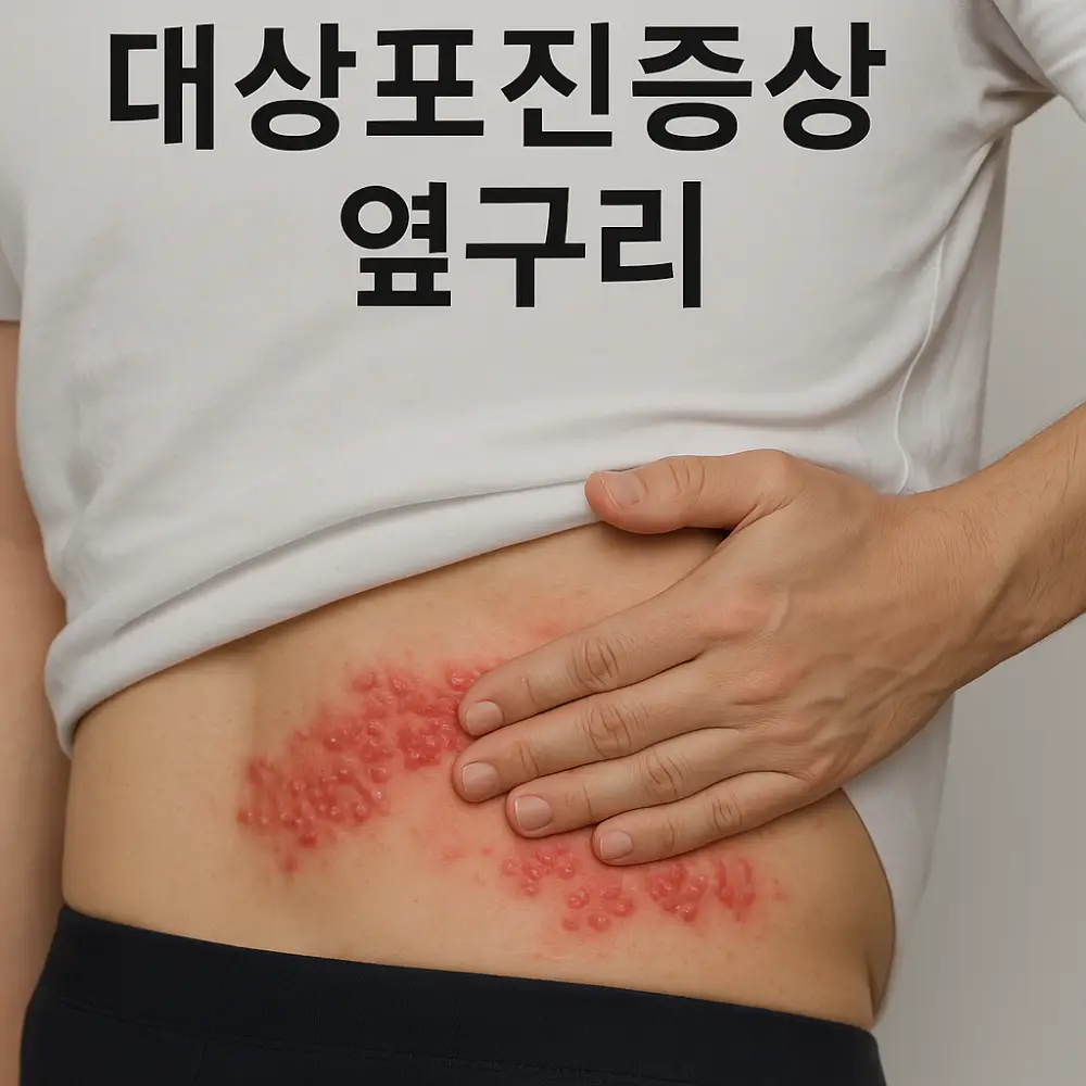 대상포진 증상 옆구리