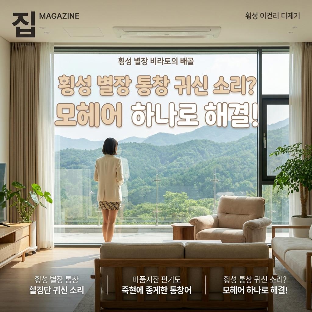 별장 거실 통창에서 들리는 귀신 소리? 태풍 불 때 피리 소리 나는 섬뜩한 이유